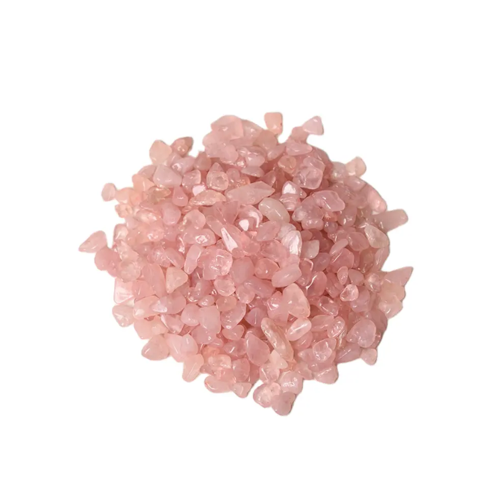 100g all'ingrosso di pietre preziose lucidate cristalli pietre ghiaia naturale quarzo rosa chip di cristallo