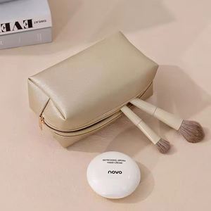 Women Cosmetic <b>Bag</b> Travel Sanitary Makeup Toiletries Wash Organizer Storage <b>Bag</b> <b>Make</b> <b>up</b> PU Pouch - Product Image 4