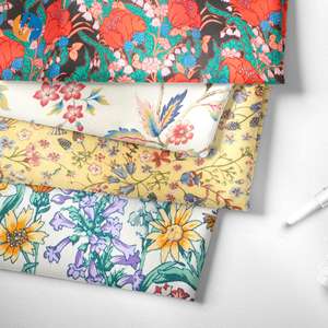 Premium 100% coton 80s <span class=keywords><strong>longue</strong></span> agrafe colorée liberté impression numérique robes en popeline pour femmes pour une utilisation de vêtement - Product Image 1