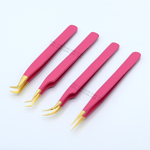 Pince à cils professionnelle personnalisable pour volume intense, multifonctionnelle, en acier inoxydable de précision, fournitures pour cils, pointe personnalisable - Product Image 6