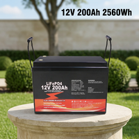 Batterie au lithium 12V, cellules neuves de qualité A, pack de batteries lithium-ion 12V 200Ah pour véhicules électriques solaires et usage domestique