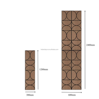 AoRong Luxe Géométrique Installation Facile Polyvalence Fibre de Polyester Panneau Insonorisant Finition PVC Panneaux Acoustiques en Feutre pour Animaux Domestiques