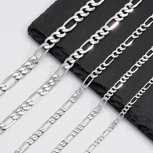 שרשרת משובחים s925 תכשיטים 3.3 מ "מ 4.0 מ" מ 5.0 מ "מ 6.5 מ" מ 7.3 מ "מ מ" מ מ "מ - Product Image 4