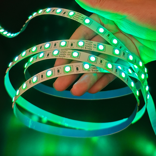 Custom Smd2835 220v 5050 Led Flexible Strip Lighting High Power Holiday Rgb App Remote Controlled Smart Led Strip Lights