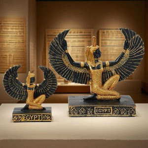 Statue de déesse égyptienne en résine Isis et Bastet, sculpture sur mesure OEM, décoration de l'Égypte ancienne pour la maison et l'hôtel - Product Image 3