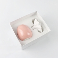 Diffuseur de parfum d'ambiance en céramique pour la maison, avec fleur en porcelaine, pour huiles essentielles et gypse aromatique, vente en gros