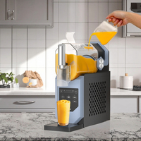 Nouvelle machine à slush pour la maison avec fonction d'auto-nettoyage, machine professionnelle à boissons glacées, machine à glace pilée