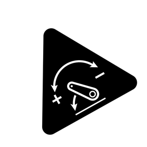 Étiquette de tracteur industriel R140493, pièce de rechange durable en acier inoxydable, composant adhésif pour machines agricoles Tradella - Product Image 1