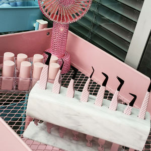 Set Penjepit Bulu Mata Lashfine 90 Derajat Private Label Fiber Grip Fiber Tip Volume dari Baja Anti Karat untuk Ekstensi Bulu Mata - Product Image 5