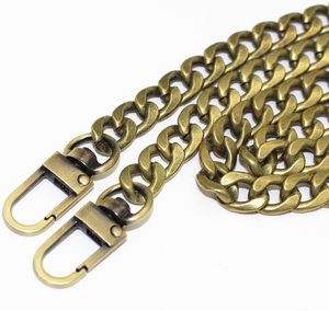 WEICHUAN DIY Iron Flat Chain Strap Handbag Chains Accessories <b>Purse</b> Straps Shoulder Cross Body Replacement Straps With Metal Buc - Product Image 1