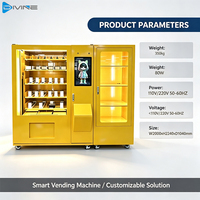Distributeur automatique de souvenirs et cadeaux intelligent avec étagères réglables par élévateur XY