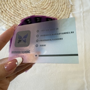 Impresión offset personalizada transparente pvc tarjeta de visita - Product Image 3