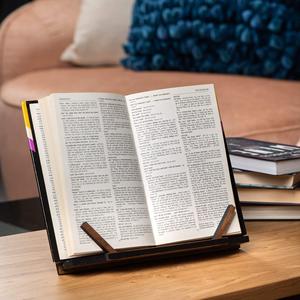 Support <span class=keywords><strong>de</strong></span> <span class=keywords><strong>livre</strong></span> <span class=keywords><strong>de</strong></span> cuisine en bois - Porte-<span class=keywords><strong>livre</strong></span> en noyer fait main pour la lecture mains libres - Support <span class=keywords><strong>de</strong></span> <span class=keywords><strong>livre</strong></span> <span class=keywords><strong>de</strong></span> cuisine pour comptoir <span class=keywords><strong>de</strong></span> cuisine - Porte-recettes - Product Image 4