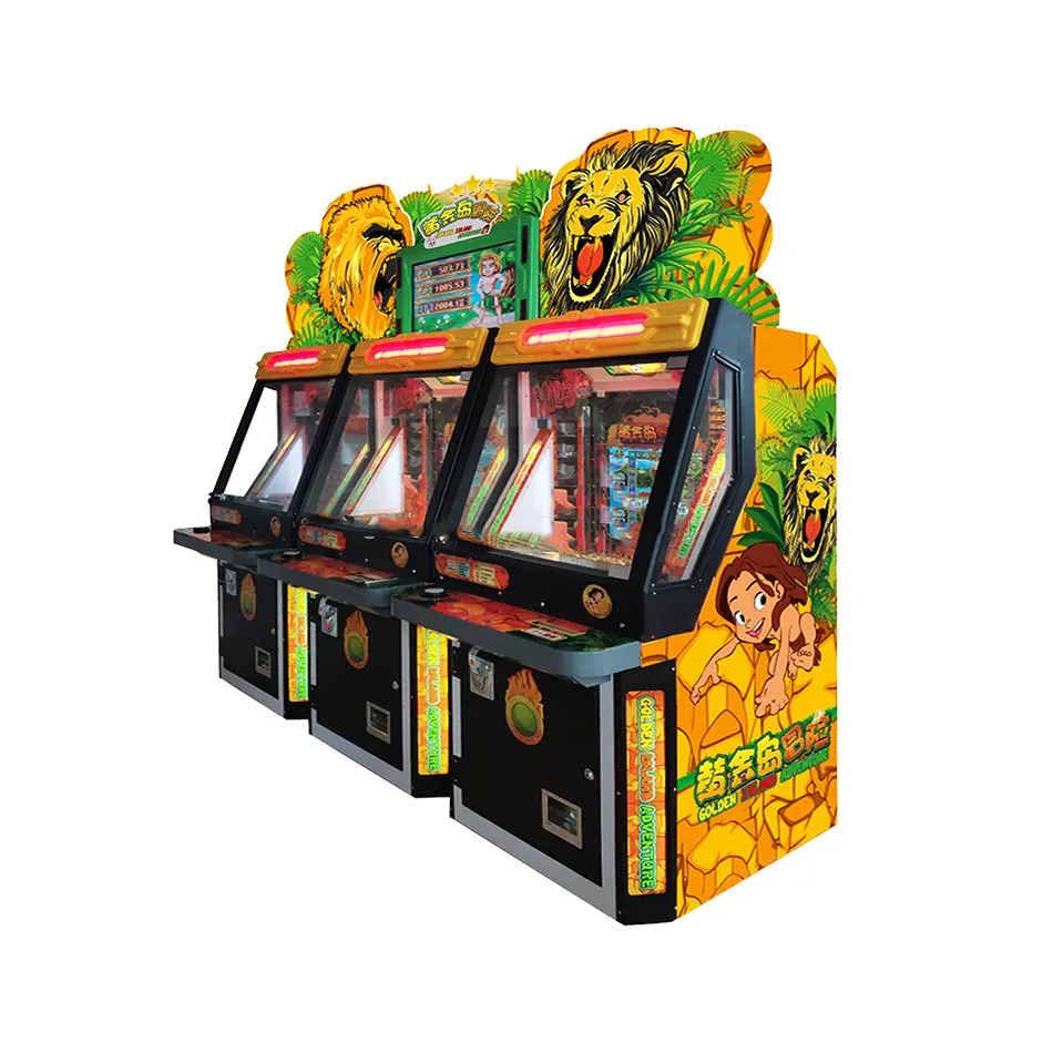 3 Spelers Munt Arcade Machine Games Voor Volwassenen