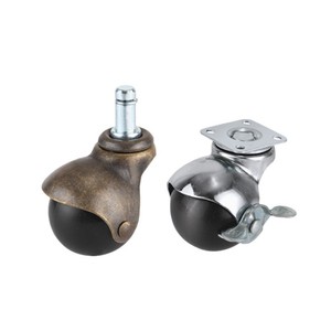 Furniture Casters 1.5/2 Inch Swivel PP <b>Material</b> Durable For <b>Sofa</b> Office Chair - Product Image 3
