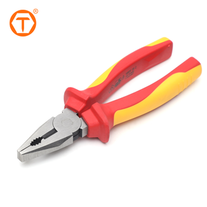 VDE Certified Alicates Para Electricista Wire Cutter Combination Long Nose Diagonal Insulated Pliers Tool With TPE Handle - Product Image 3
