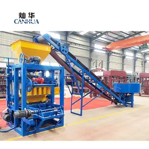 QT4-24 कारखाने प्रत्यक्ष मशीनरी आपूर्तिकर्ता घना हाइड्रोलिक ब्लॉक ईंट बनाने की मशीन कंक्रीट उच्च गुणवत्ता के साथ