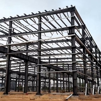 Entrepôts Modulaires Préfabriqués en Acier, Ateliers à Grande Portée, Structure Portique, Résistance à la Corrosion, Résistance aux Fortes Ventations et aux Sismes, Installation Rapide