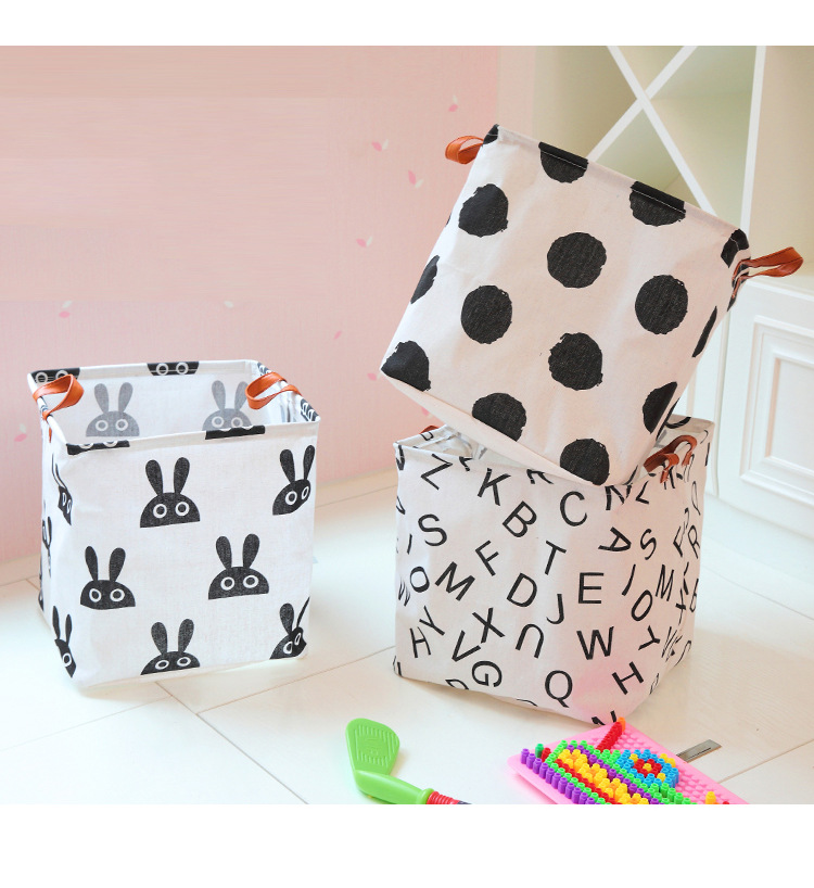 Креативные домашние органайзеры хлопчатобумажная и льняная квадратная коробка для хранения ткани водонепроницаемая настольная коробка для хранения