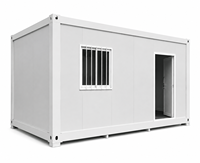 Maison conteneur préfabriquée en kit, cabine modulaire portable pour bureau, hébergement et chantier