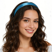 Serre-tête en satin personnalisé avec logo, largeur 2 cm, pour femme, base confortable pour tous les jours, fêtes, mariages, accessoires capillaires SPA