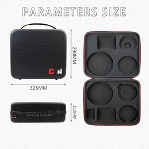 Portable EVA Outdoor Tea Maker Case <b>Waterproof</b> Lightweight Design Rubber Handle for Camping Picnic Tea Equipment <b>Storage</b> <b>Box</b> - Product Image 6