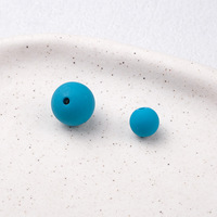 Perles rondes en acrylique mat givré Cheng Shi pour la fabrication de chaînes de téléphone et bracelets DIY, modèle 228