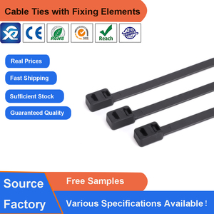 Fascette Autobloccanti X84 in Nylon 66 a Doppia Testa 7.6*300mm, Fascette per Cavi a Doppio Anello, Resistenza al Fuoco 94V-<span class=keywords><strong>2</strong></span> -40~+120 - Product Image 2