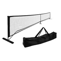 Sistema de Red de Pickleball Profesional Portátil de Alta Calidad, Tamaño Oficial de 22 Pies de Ancho, Marco de Acero, Bolsa de Transporte para Entretenimiento