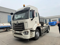 Camion tracteur d'occasion durable HOWO TX 6x4 à 10 roues pour projets de construction