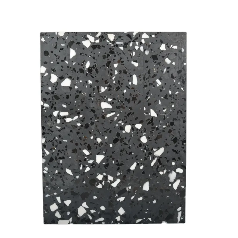 Terrazzo Matt mộc mạc gạch lát sàn 600x600 mét vườn chống trượt nước thấp hấp thụ terazzo gạch