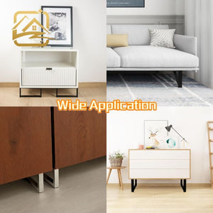 Precio de fábrica moderno, patas de sofá de metal en forma de U de 10cm/12cm/15cm, color negro, patas de hierro para muebles, repuesto para sofá y gabinete - Product Image 4