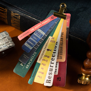 25 paquetes de 100 libros por paquete, pegatinas con temática literaria, materiales retro para diario personal - Product Image 3