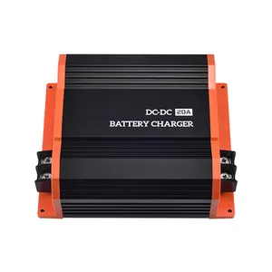 Charge Lead acid / Life-PO4 / Lithium In-vehicle DC-DC Charger 12V 20A 40A Automatic smart DC TO DC battery to battery charger
