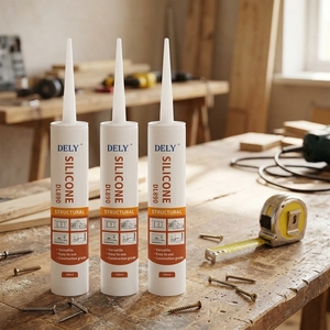 Mastic <span class=keywords><strong>silicone</strong></span> structurel en promotion, fabricant chinois, <span class=keywords><strong>cartouche</strong></span> 300 ml, adhésif et scellant pour verre monocomposant - Product Image 1