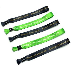 Pulseras de Tela Personalizadas para Eventos, Festivales y Fiestas, con Logotipo Personalizado - Product Image 1