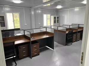 Casa Mobile in Acciaio per Esterni, Container Impermeabile e Antivento, Spazio Abitativo Portatile Durevole per Campeggio, Ufficio e Deposito - Product Image 4