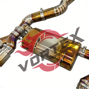 ท่อไอเสียแบบ Catback รุ่น Vortex Golden Burnt Titanium ความยาวเท่ากันทุกท่อ สำหรับ BMW M2C F87 ท่อแต่ง - Product Image 2