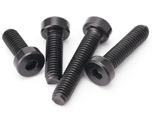 สกรูหัวหกเหลี่ยม DIN7984 M4 ยาว 6 มม. สีดำ สแตนเลส - Product Image 4