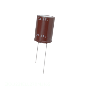 Condensador Original EKXJ221ELL270MJ16S de Orificio Pasante, 27 uF, Aluminio, 27UF, 20%, 220V, Radial TH - Product Image 1