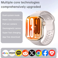 Nuevo Reloj Inteligente Android 4G H800 con Pantalla AMOLED, Batería de 1000 mAh, Compatible con WhatsApp y Google, Descarga Gratuita, Cámara, Resistente al Agua