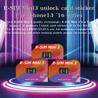 Gahoda Última Versión Usim MKSD Rsim Turbo Sim Estable, Etiqueta de Tarjeta SIM Desbloqueada, R-SIM Mini3, Tarjeta Esim para iPhone Serie 13-16