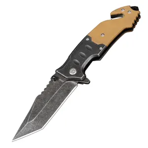 Offre Spéciale couteau pliant utilitaire de chasse de survie en acier inoxydable Super Sharp 3CR13