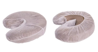 Housses jetables non tissées pour repose-tête en U, protège-visage jetable pour salon