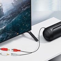 Gold Überzogene 3,5mm Stereo zu 2RCA Männlich zu Weiblich Adapter Kabel