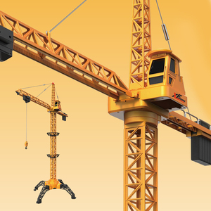 Camion grue télécommandé RC 1:8, véhicule <span class=keywords><strong>de</strong></span> construction sur chenilles avec bras articulé mobile pour enfants - Product Image 4