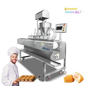 Máquina Inyectora de Mermelada Más Vendida, Máquina de Relleno de Pasteles, Inyectora Semiautomática de Crema para Cupcakes para Panadería - Product Image 1
