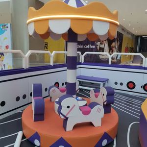Ensembles d'équipements de jeux souples pour enfants, carrousel électrique, équipement de divertissement intérieur pour aire de jeux intérieure, salle de jeux pour fêtes - Product Image 4