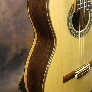 Ma Mei Handmade Full Single Ramirez Classical Guitar 39-Inch White Pine Double-Sided Board Ebony Full Bug Glue - Product Image 1