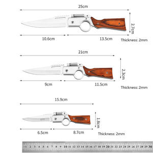 <span class=keywords><strong>Couteau</strong></span> de poche pliant extérieur de 3.85 pouces Couteaux pliants de survie tactiques Couteaux de poche pliants - Product Image 6